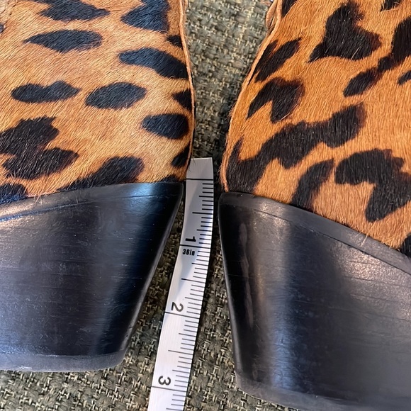 Sam Edelman leopard print booties (sz 5) - Picture 2 of 14